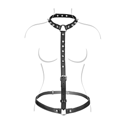 Портупея Fetish Tentation Sexy Adjustable Harness Black