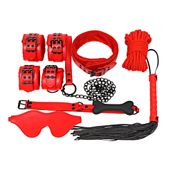 Набір для BDSM 7в1 LY1003 Червоний