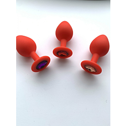 Анальна пробка із силікону Baby XXX розмір М