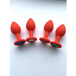 Анальна силіконова пробка Baby XXX розмір S darkgreen