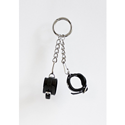 Брелок Наручники с пряжкой Черный