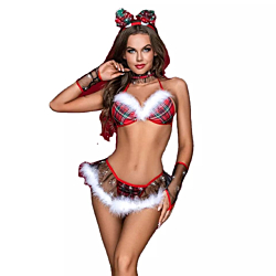 Еротичний новорічний костюм JSY Green Christmas Desire7921 One Size