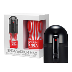 Вакуумная насадка Tenga Vacuum Max + мастурбатор Tenga Vacuum Cup
