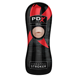 Мастурбатор PDX Elite Vibrating Oral Stroker