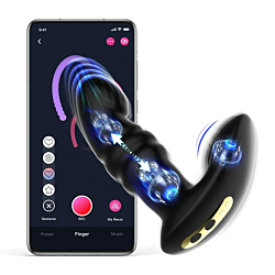 Смарт анальний вібратор FunTown Jive Black