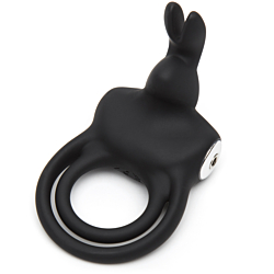 Эрекционное виброкольцо Happy Rabbit Rabbit Cock Ring Double Black