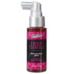 Спрей для мінету Doc Johnson GoodHead DeepThroat Spray Sweet Strawberry 59 мл