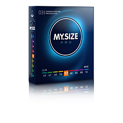 Презервативы MY.SIZE pro 57 мм 3 шт