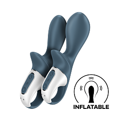 Анальний надувний вібратор Satisfyer Air Pump Booty 2 Blue