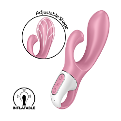 Вібратор-кролик Satisfyer Air Pump Bunny 2 pink