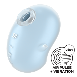 Вакуумний кліторальний стимулятор Satisfyer Cutie Ghost Blue