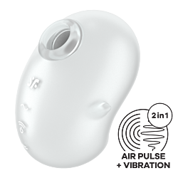 Вакуумний кліторальний стимулятор Satisfyer Cutie Ghost White