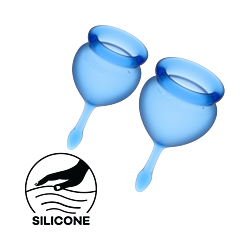 Набір менструальних чаш Satisfyer Feel Good Dark Blue