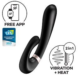 новий товар - Satisfyer - вібратор Heat Wave Connect App black