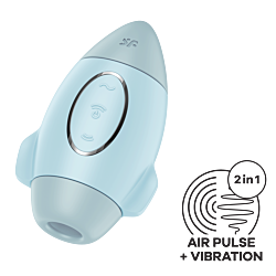 Вакуумний вибратор Satisfyer Mission Control Blue