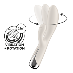 Вібратор-кролик Satisfyer Spinning Rabbit 1 Beige