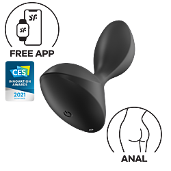Анальна смарт-пробка з вібрацією Satisfyer Sweet Seal Black