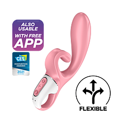 Смарт-вібратор кролик Hug me pink