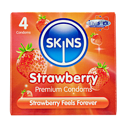 Презервативи SKINS Strawberry 4 шт