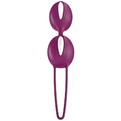 Вагінальні кульки Fun Factory Smartballs Duo White-Grape