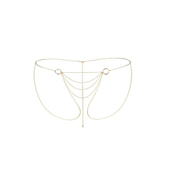 Цепочка-трусики Bijoux Indiscrets Magnifique Bikini Chain – Gold, украшение для тела