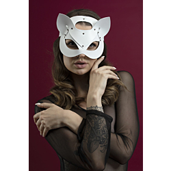 Маска киці Feral Feelings Catwoman Mask White