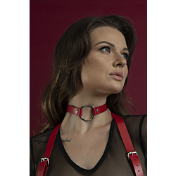 Чокер Feral Feelings O-Ring Collar Red
