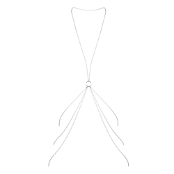 Цепочка для тела Bijoux Indiscrets Magnifique 8 Body Chain — Silver