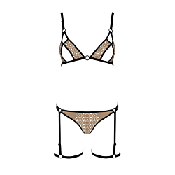 Комплект Passion Gabi Set beige S/M