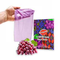 Латексная салфетка для орального секса Latex Dental Dams Grape 1 шт