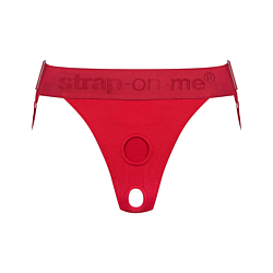Трусики для страпона Strap-On-Me Harnais Lingerie Unique One Size Red