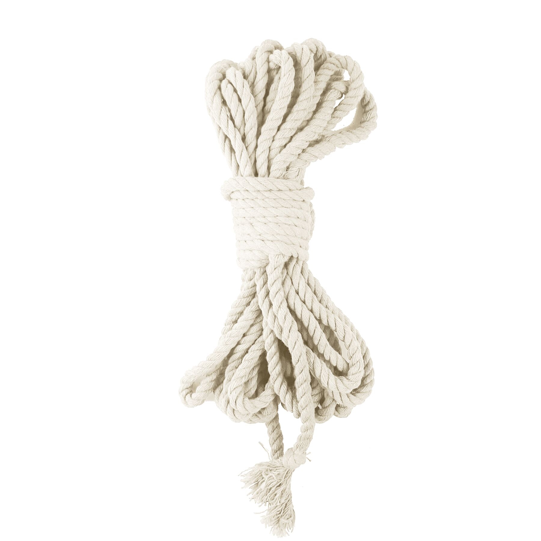Хлопковая веревка BDSM 8 метров, 6 мм, цвет белый купить в 🍓 Секс Шопе Полуничка ®
