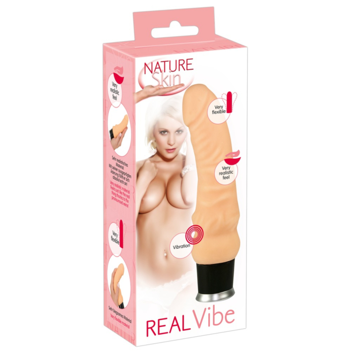 Вібратор Nature Skin Real Vibe