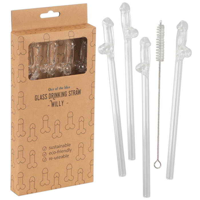Трубочки для напоїв Orion Glass Drinking Straw Willy