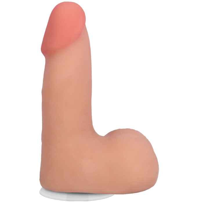 Фалоімітатор Doc Johnson The Realistic Cock Ultraskyn 5" with Balls Vanilla