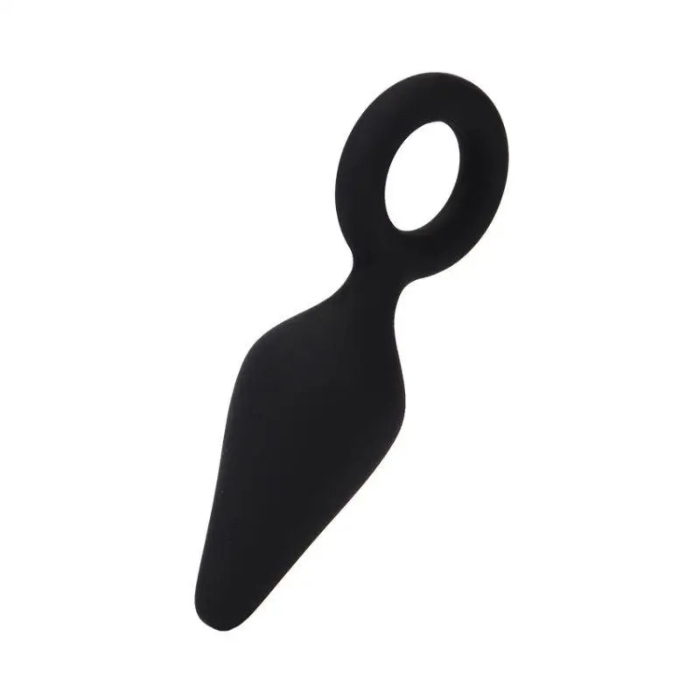 Анальна силіконова пробка Baby XXX S з кільцем Black