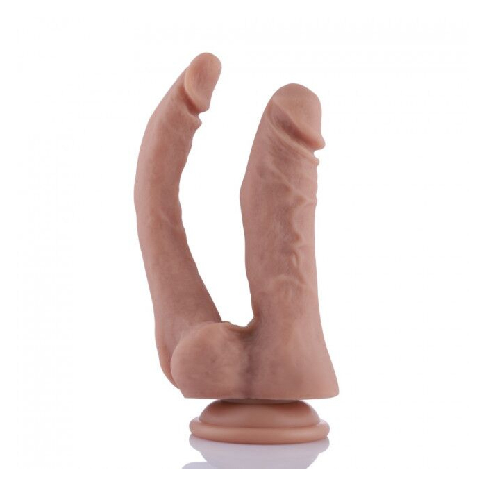 Подвійний фалоімітатор Hismith 9.8" Double Penetrator Silicone Dildo