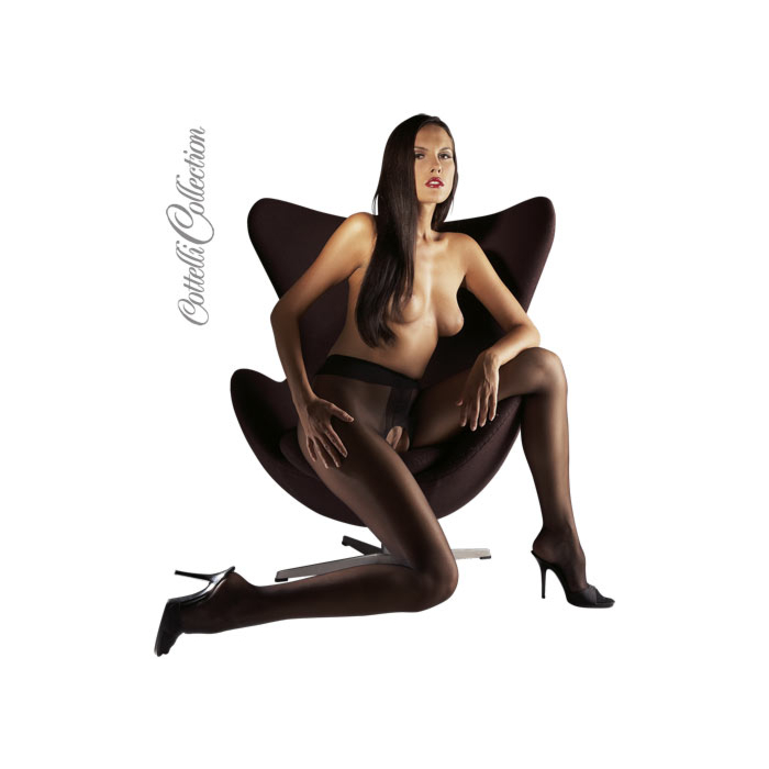 Колготки Crotchless Tights black M Crotchless Tights