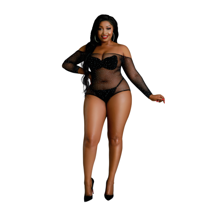 Боді Moonlight Plus Model 09 XL-XXXL Black