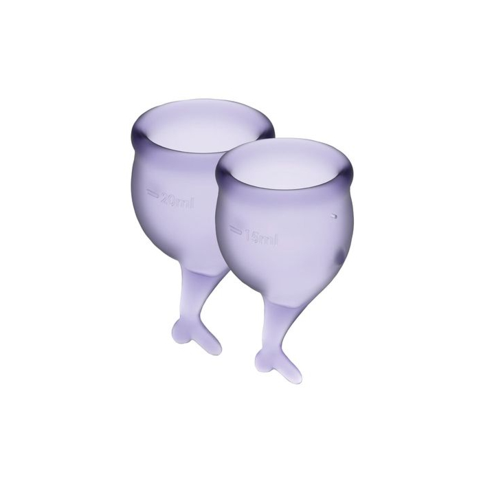Набір менструальних чаш Satisfyer Feel Secure (lila)