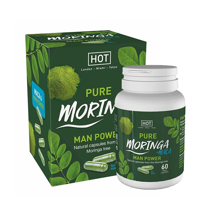 Капсули HOT BIO Moringa Man Power Caps для чоловіків 60 шт