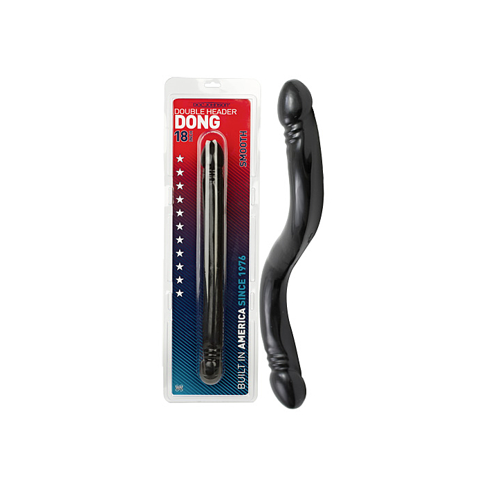 Фалос двосторонній Double Dildo black XL