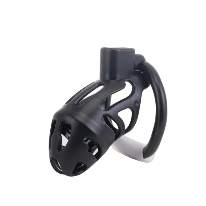 Клітка для пеніса Lockink Sevanda Plastic Chastity Cage Black