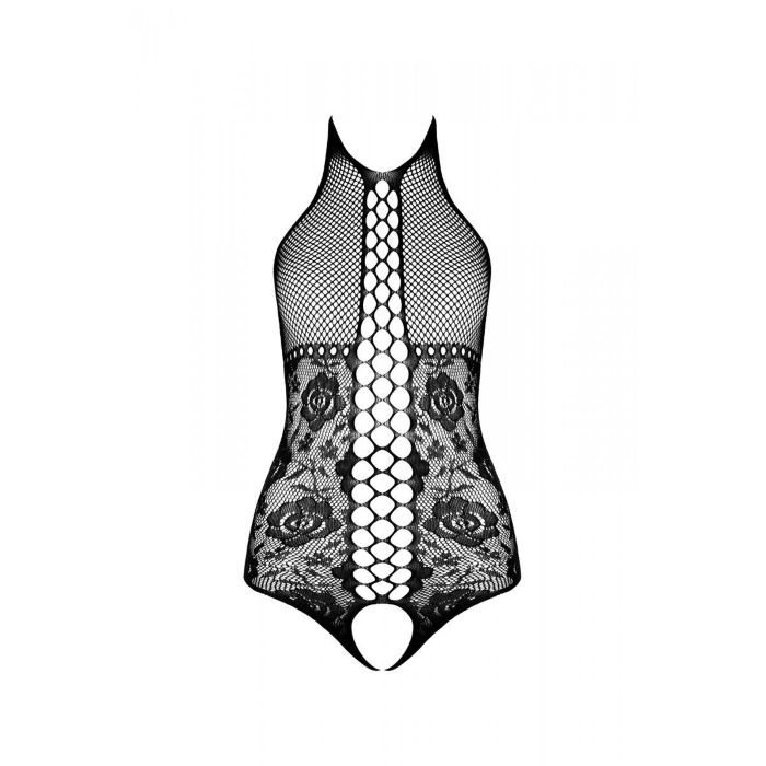 Боді з імітацією корсетної шнурівки Passion BS094 One Size Black