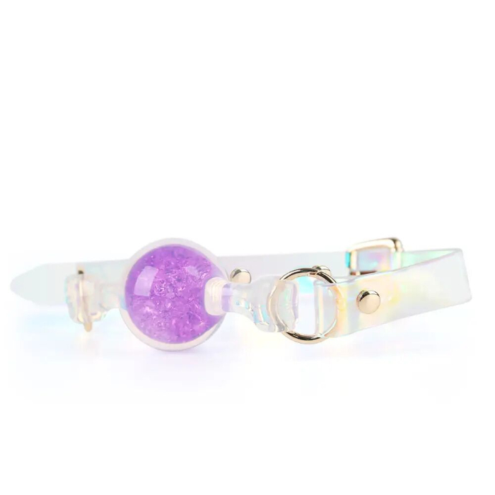 Кляп Liebe Seele Crystal Ball Gag Purple Large Ball