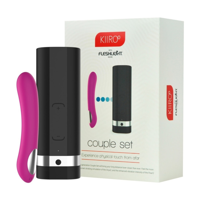 Набір для сексу на відстані для двох KIIROO ONYX 2 & PEARL 2 COUPLE SET PURPLE