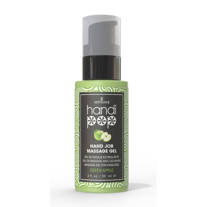 Гель для мануальных и оральных ласк Sensuva Handipop Green Apple 59 мл