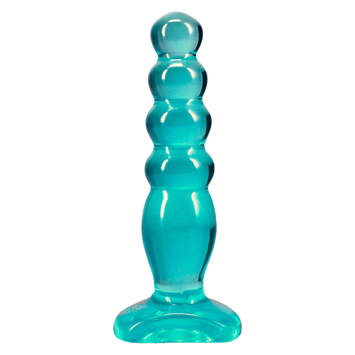 Дилдо Doc Johnson Crystal Jellies Anal Delight 5 Inch Teal