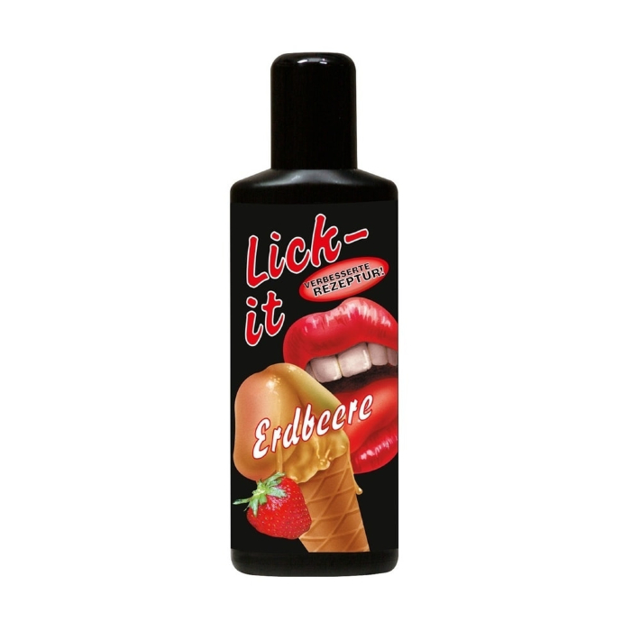 Оральний лубрикант Lick-It Полуниця