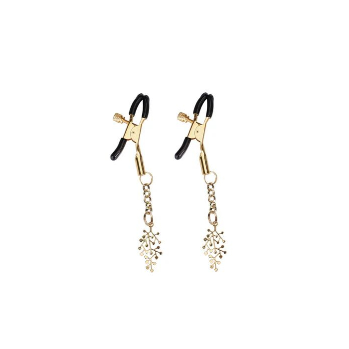 Затискачі для сосків Liebe Seele Rose Tree Nipple Clamps Gold